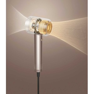 Создает исключительно высокоскоростной концентрированный воздушный поток для сверхбыстрой сушки волос.