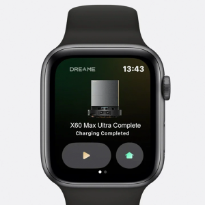 Для управления роботом доступно приложение для Apple Watch. С его помощью можно прямо с часов запускать уборку или проверять текущий статус пылесоса, что делает управление устройством ещё более быстрым и удобным — буквально с запястья.