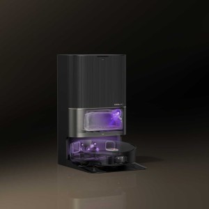 Максимально эффективное удаление бактерий   Автоматическая очистка швабр и их сушка горячим воздухом обеспечивают удаление бактерий со швабры*, позволяя добиться идеальной чистоты поверхности пола. Применение УФ-излучения в области отверстия мешка для мусора расширяет возможности автоматического опустошения, обеспечивая сокращение количества бактерий.