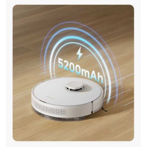 Робот-пылесос может непрерывно выполнять уборку с низким уровнем шума в течение 300 минут*, очищая площадь до 270 м2 без подзарядки.