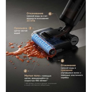 Свежесть и чистота после каждого прохода   Защитите здоровье своих близких благодаря полам, по которым можно безопасно ходить босиком. Свежая вода обеспечивает удаление всех загрязнений, позволяя навести идеальную чистоту в доме.