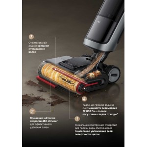 Система уборки с подачей чистой воды